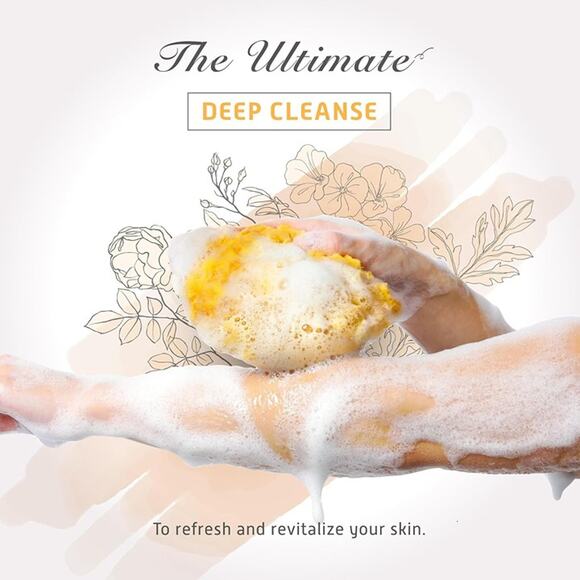 Spongentle Deep Cleansing Body Loofah Sponge, for Bath and Shower (Pack of 2) - Picture 7 of 10